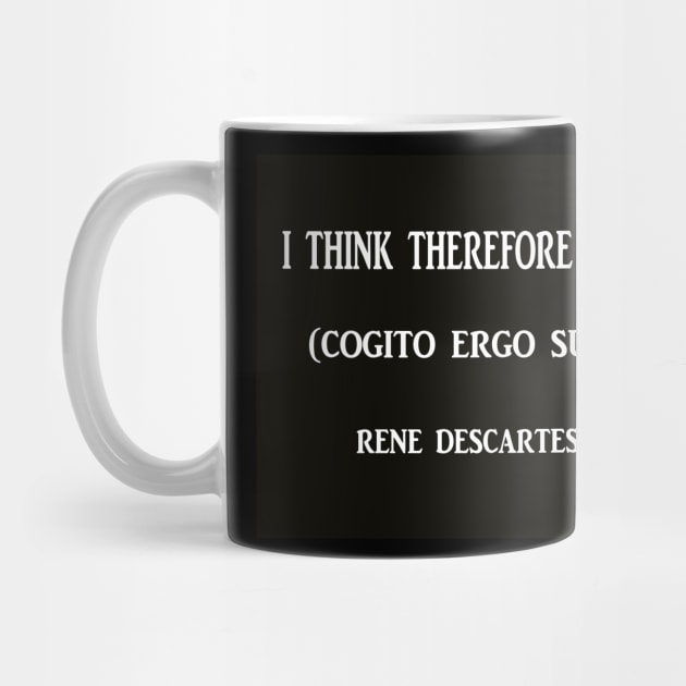 René Descartes famous quote by icarusismartdesigns